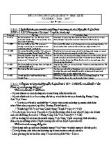 Đề cương ôn tập học kỳ 2 môn Lịch sử Lớp 9 - Năm học 2016-2017